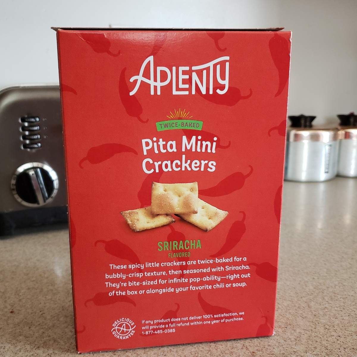 Aplenty Pita Mini Crackers Sriracha Reviews abillion