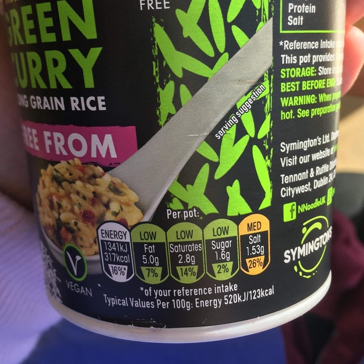 photo of Symington’s Naked Thai Style Green Curry Long Grain Rice shared by @emmajwheeler on  26 Dec 2021 - review