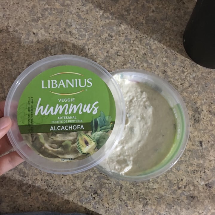 photo of Libanius Hummus de alcachofa shared by @ximenamachete on  18 Mar 2020 - review