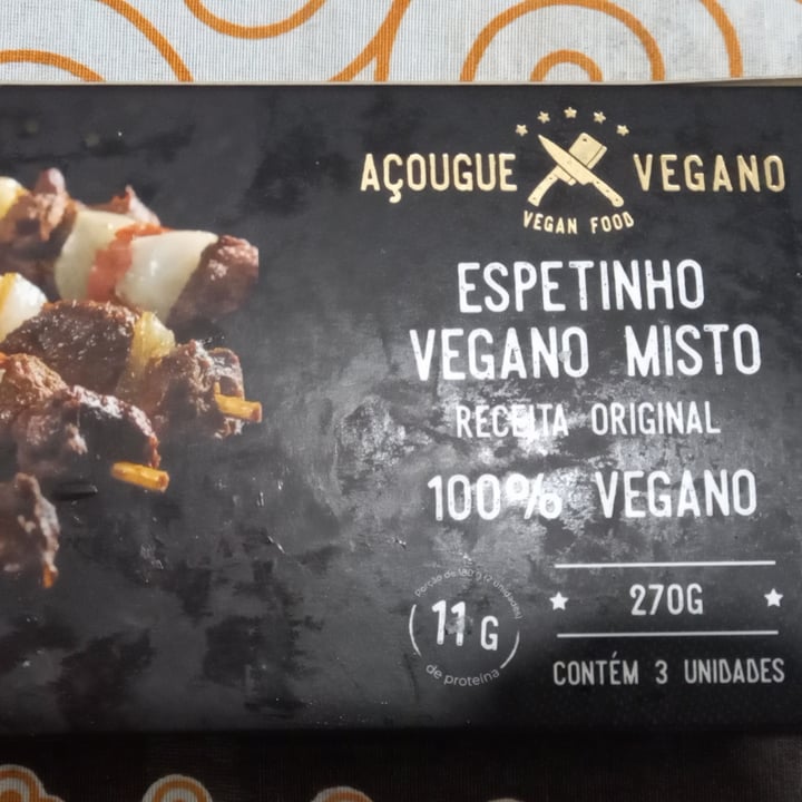 photo of Açougue vegano Espetinho Vegano Misto shared by @gaberude on  06 Sep 2022 - review
