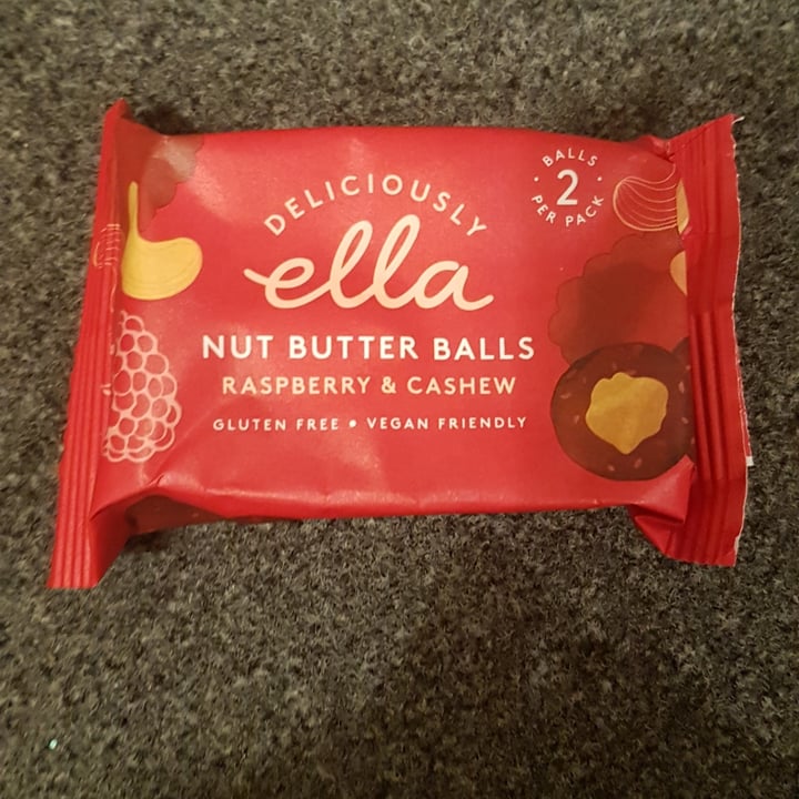 photo of Deliciously Ella Nut Butter Balls Raspberry and Cashew shared by @veganele on  09 Jan 2021 - review