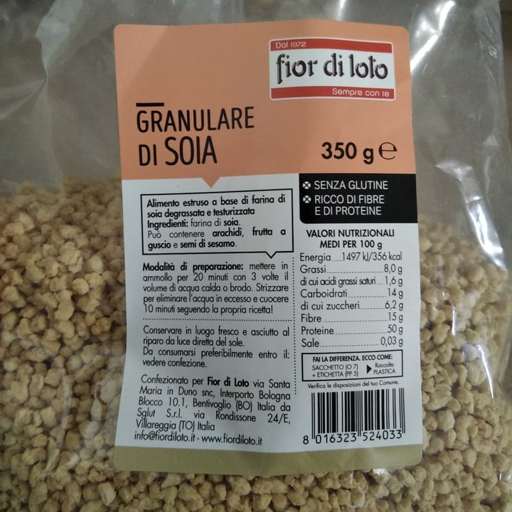 review photo of Fior di Loto Granulare Di Soia shared by @claustorm00 on 10 Sep 2022 - review