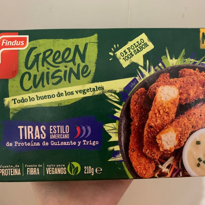 photo of Findus Tiras Estilo Americano De Proteina De Guisante Y Trigo shared by @prod on  28 Feb 2021 - review