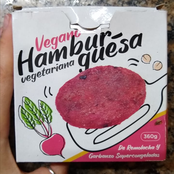 photo of Nutrileza Hamburguesa de remolacha y garbanzos shared by @sonamigosnocomida on  06 Nov 2021 - review