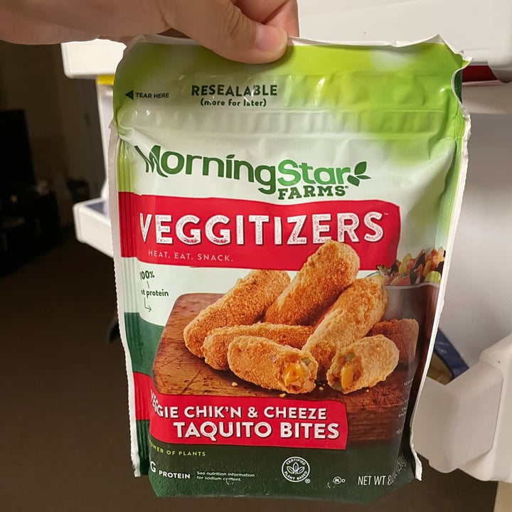 review photo of MorningStar Farms Veggitizers Veggie Chik'n & Cheeze Taquito Bites shared by @betsyfrank94 on 02 Dec 2021 - review