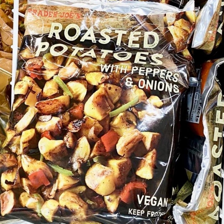 photo of Trader Joe's Roasted potatoes with peppers and onions. shared by @jessierose on  27 Jun 2021 - review
