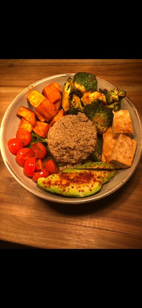 photo of Potts Coffee Buddha Bowl shared by @katiejonesveg on  01 Feb 2020 - review