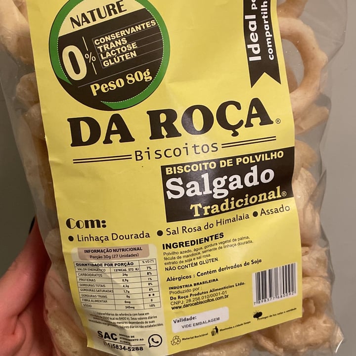 photo of Da roça biscoitos Biscoito de Polvilho Tradicional shared by @isabelaamaral on  17 Sep 2022 - review