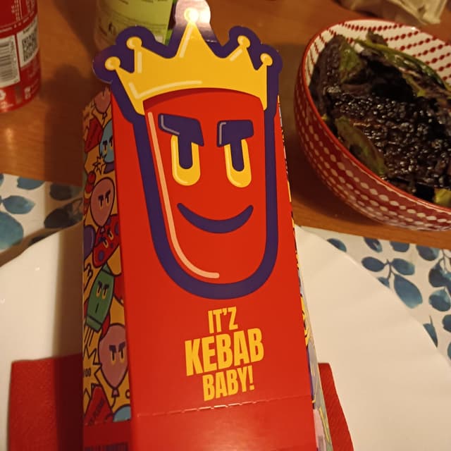 Foto do prato “Kebab vegetariano”