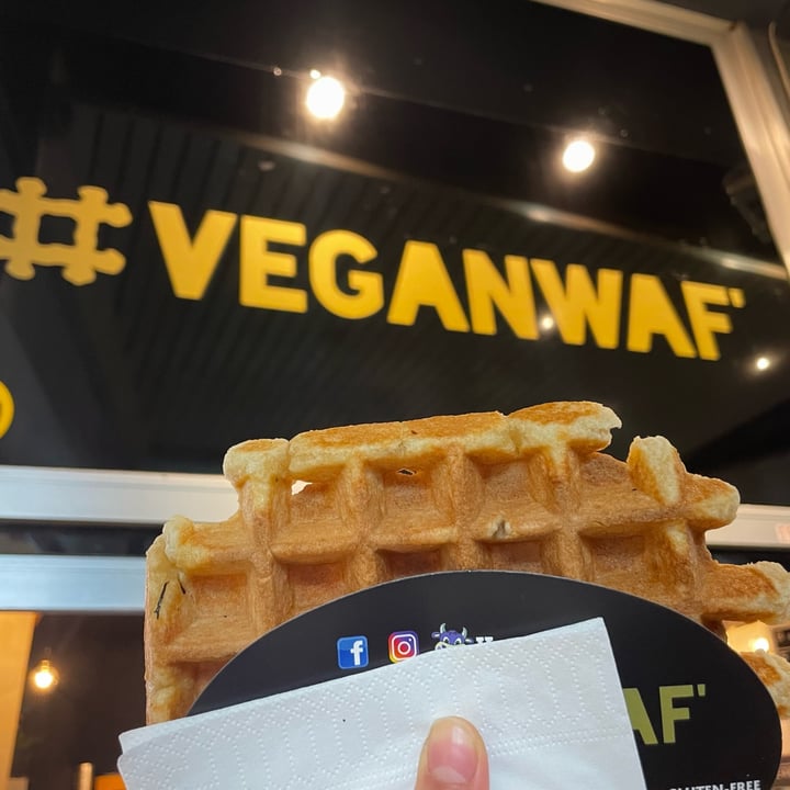 photo of Veganwaf' Belgian waffle shared by @csquaree on  13 Apr 2022 - review