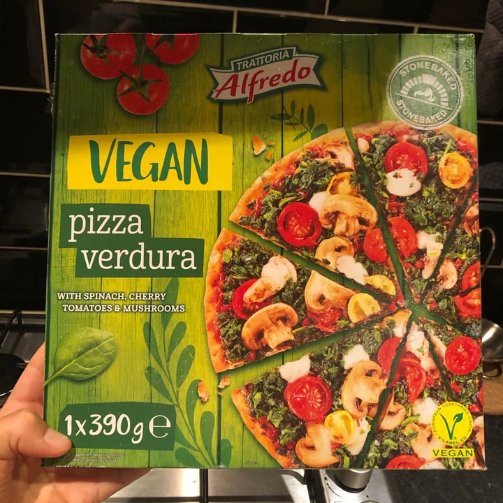 photo of Trattoria Alfredo Pizza Vegana de Verdura shared by @southernveganupnorth on  12 Dec 2020 - review