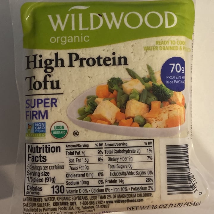 photo of Wildwood Wildwood high protein tofu shared by @nethreezy on  11 Sep 2022 - review