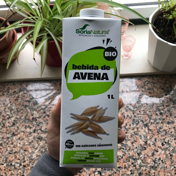 photo of Soria Natural Bebida de avena shared by @joaoalmeida on  16 Dec 2020 - review