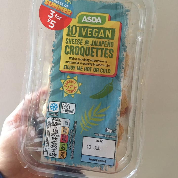 review photo of ASDA Sheese and jalepeño croquettes shared by @sandra666 on 02 Aug 2021 - review
