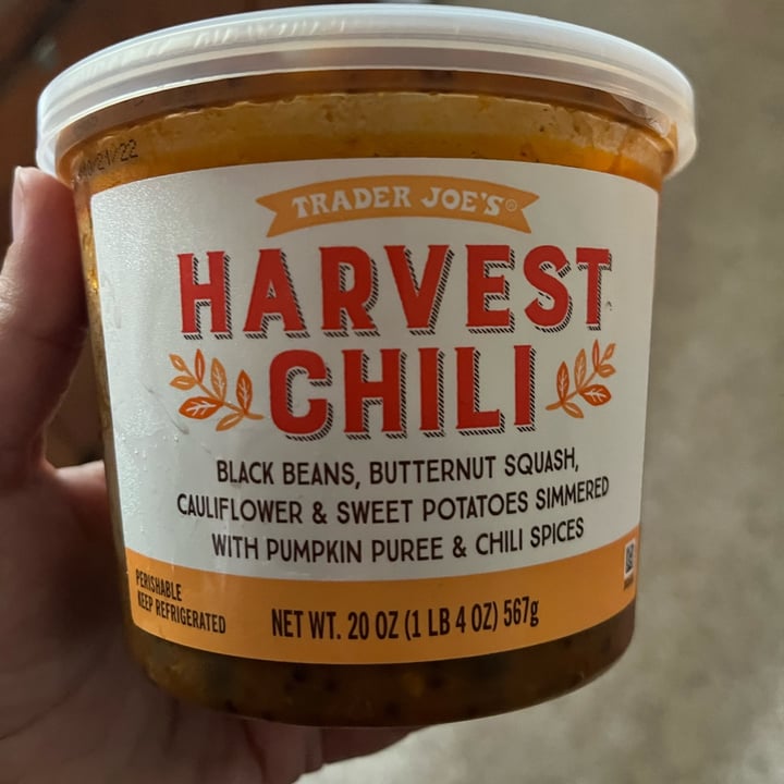 photo of Trader Joe's Harvest chili shared by @kristin548 on  27 Sep 2022 - review