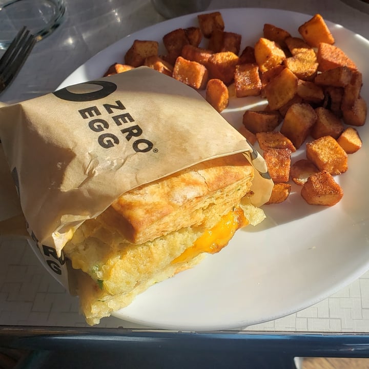 photo of Square Cafe Vegan Chive Buttermilk Bisquit Breakfast sandwich shared by @magnitudeoflethality on  20 Nov 2022 - review