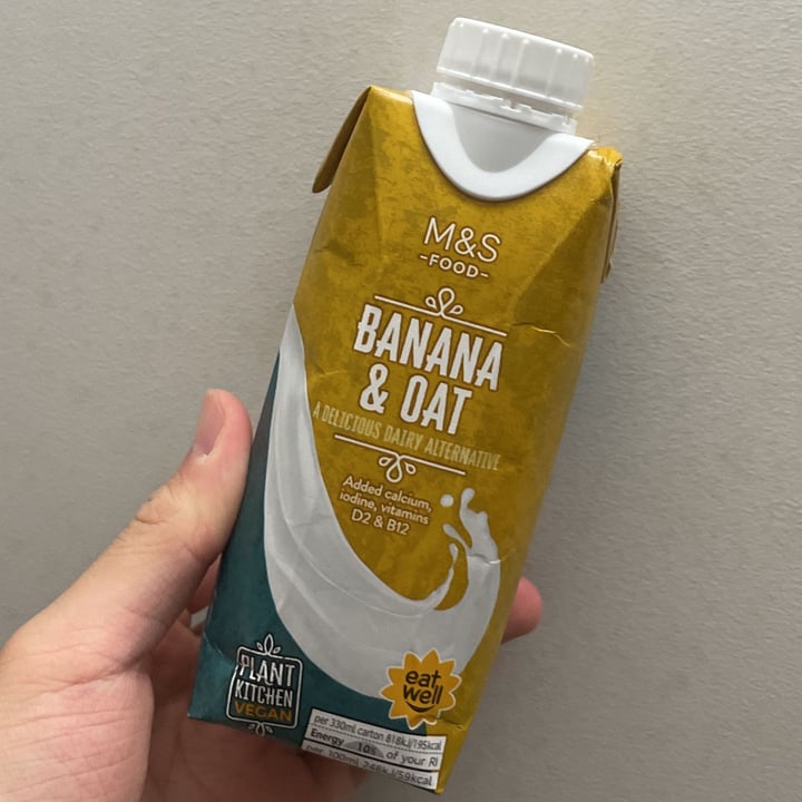 photo of Plant Kitchen (M&S) Banana & Oat Dairy Alternative shared by @garyyouxue on  05 Oct 2021 - review