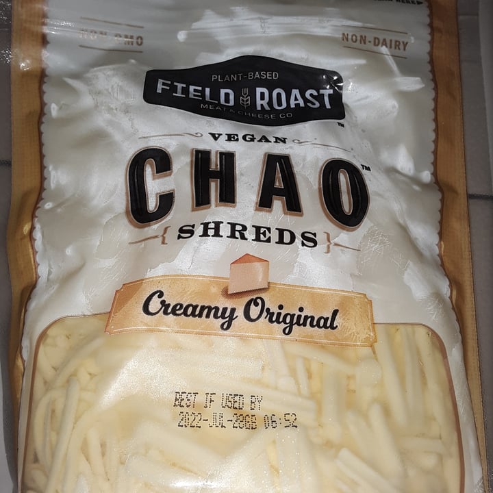 review photo of Field Roast vegan chao shreds original creamy shared by @orthovegancat on 28 Jun 2022 - review