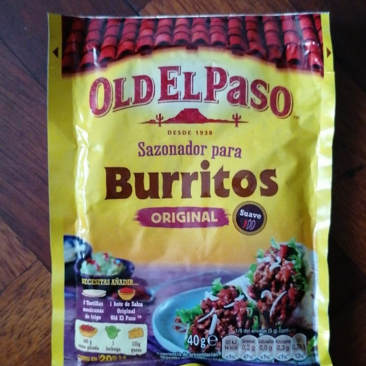 photo of Old El Paso Sazonador para burritos shared by @galguichuli on  26 Jan 2021 - review