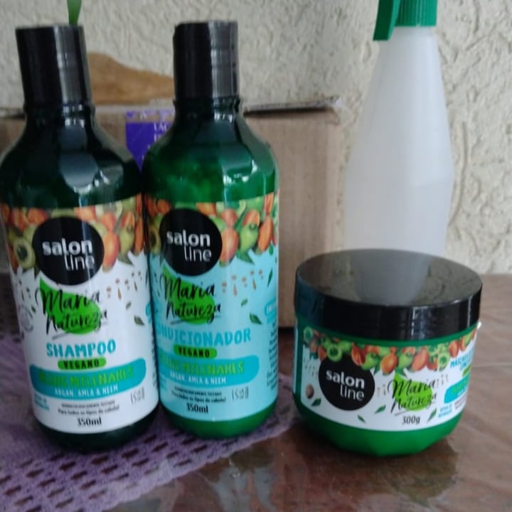photo of Salon line Condicionador Maria Natureza Óleos milenares shared by @heloysa on  29 Jan 2022 - review
