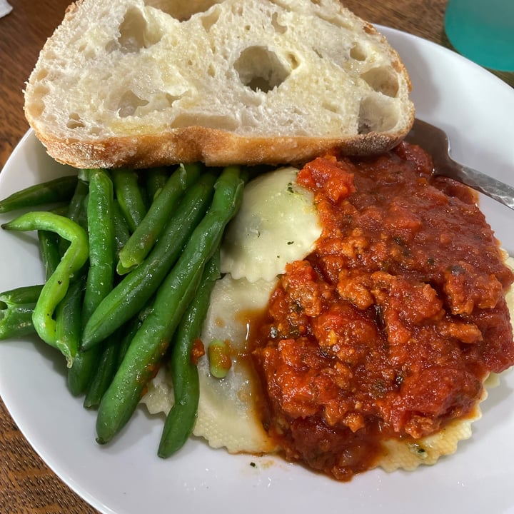 review photo of Trader Joe's Vegan Spinach & Cashew Ravioli shared by @nmorton on 09 May 2022 - review