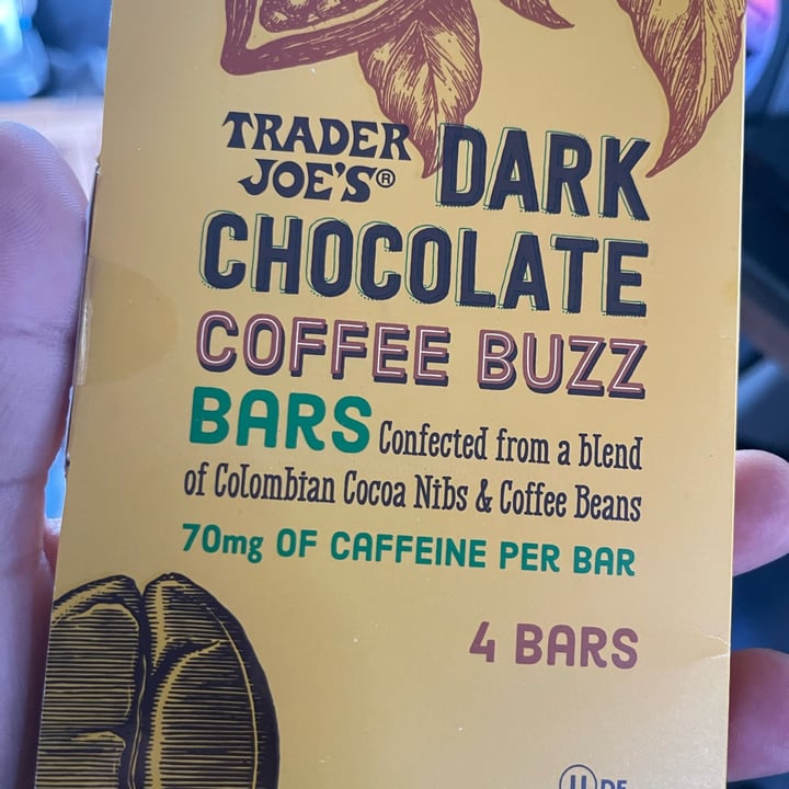 photo of Trader Joe's Dark chocolate coffee buzz shared by @razor on  06 Apr 2022 - review
