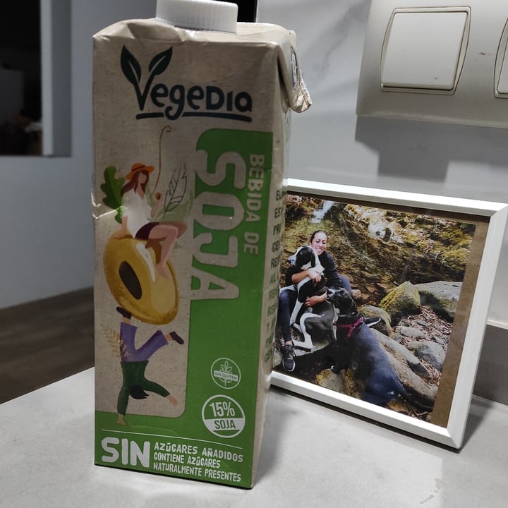 photo of Vegedia Bebida de soja sin azúcares añadidos shared by @saruchi on  01 Dec 2021 - review