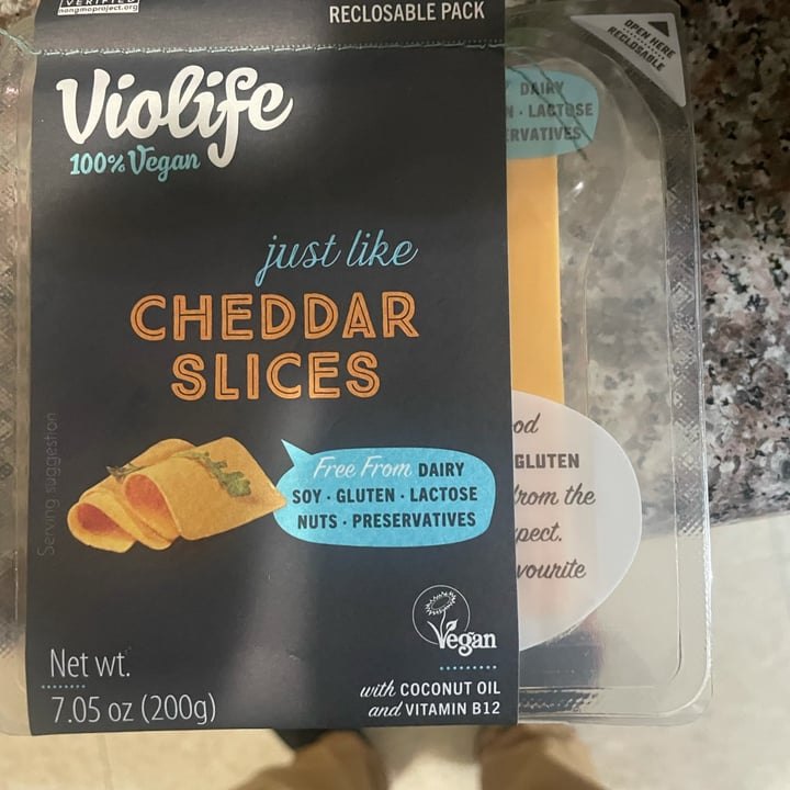 photo of Violife Cheddar Slices shared by @potencee on  17 Dec 2021 - review