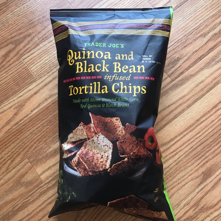 photo of Trader Joe's Quinoa and Black Bean Infused Tortilla Chips shared by @megplant on  04 Aug 2020 - review