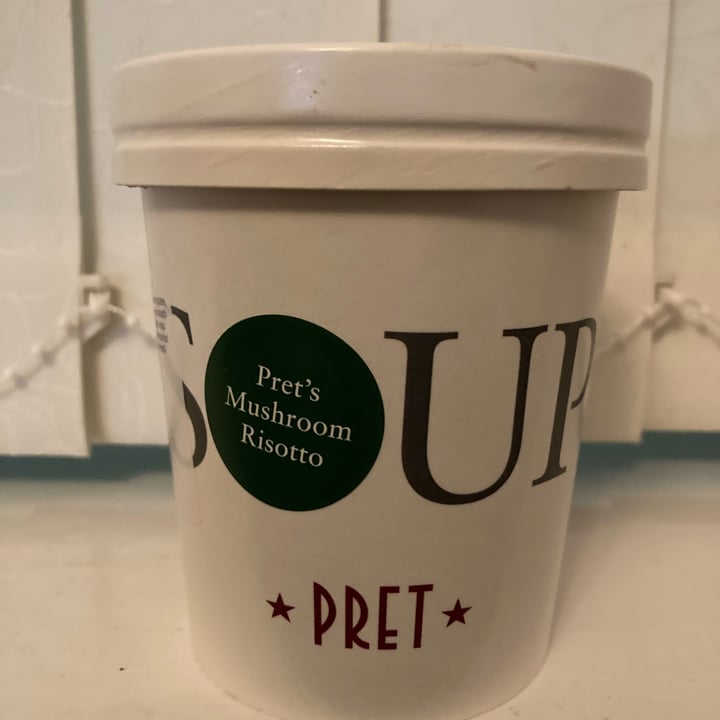 photo of Pret A Manger Mushroom Risotto Soup shared by @joanne71 on  05 Jan 2022 - review