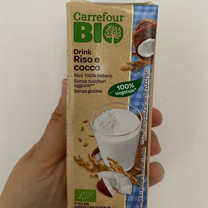 review photo of Carrefour Bio Bevanda Vegetale A Base Di Cocco E Riso shared by @cilla98 on 27 Sep 2021 - review