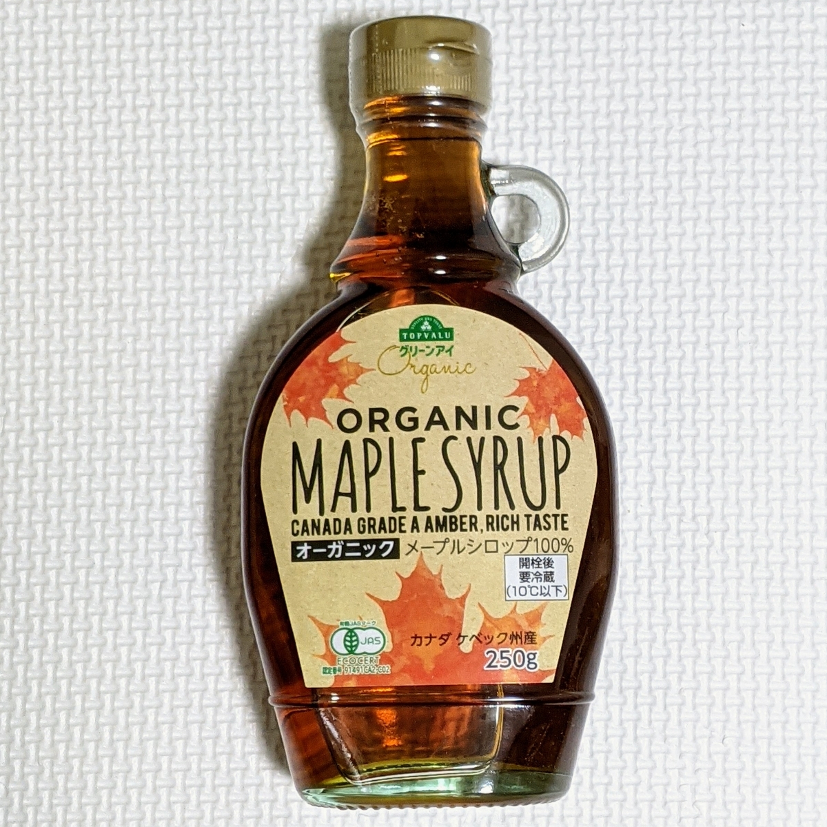 Organic Maple Syrup 100% from Topvalu - Vegan Product Reviews & Ratings ...