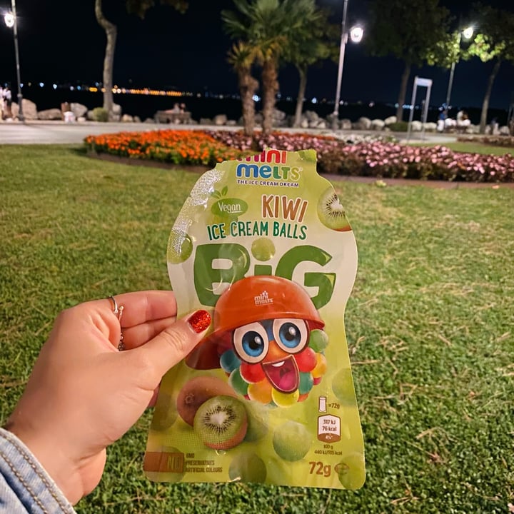 photo of minimelts Kiwi Ice Cream Balls - Big shared by @isabelbii on  10 Aug 2022 - review