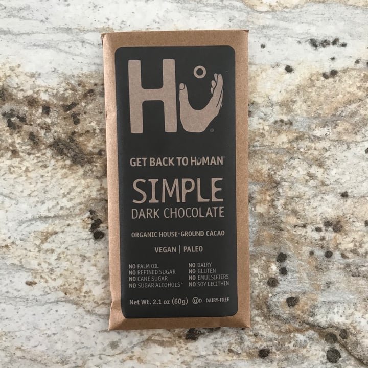 photo of Hu Kitchen Simple Dark Chocolate shared by @dianna on  10 Apr 2020 - review