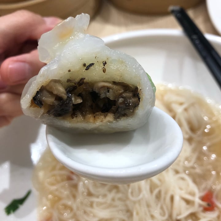 review photo of Lotus Vegetarian Restaurant Truffle Mixed Mushroom Dumplings shared by @sparklyy on 15 Mar 2021 - review