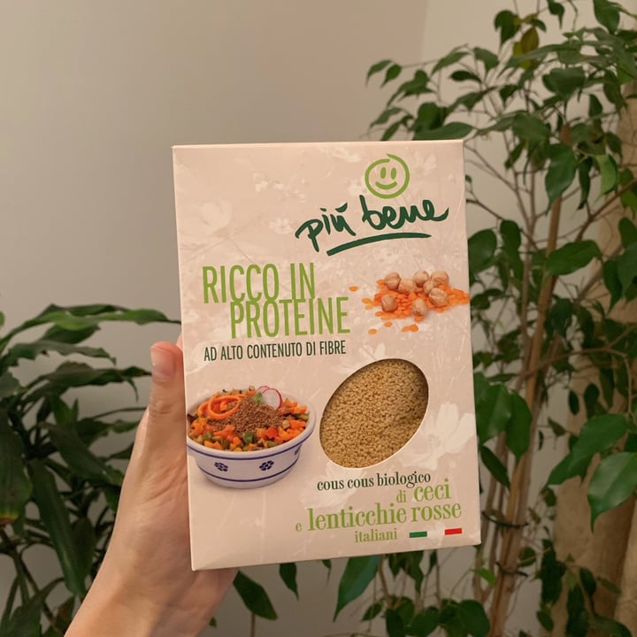review photo of Piú bene Cous cous ceci e lenticchie rosse shared by @auragricia on 22 May 2022 - review