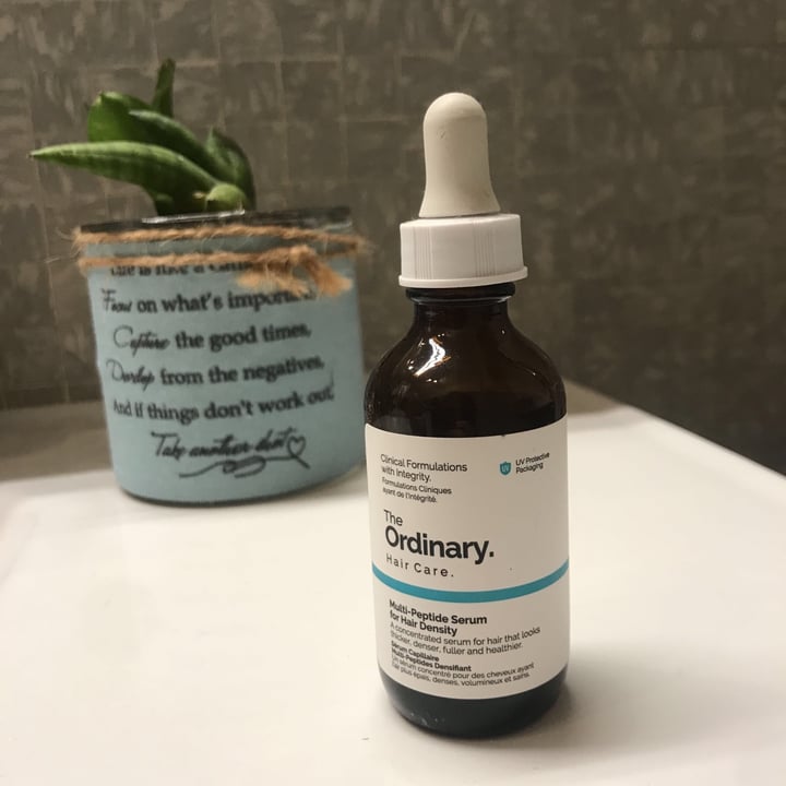 photo of The Ordinary Multi-peptide serum for hair density shared by @carmelau on  18 Mar 2021 - review