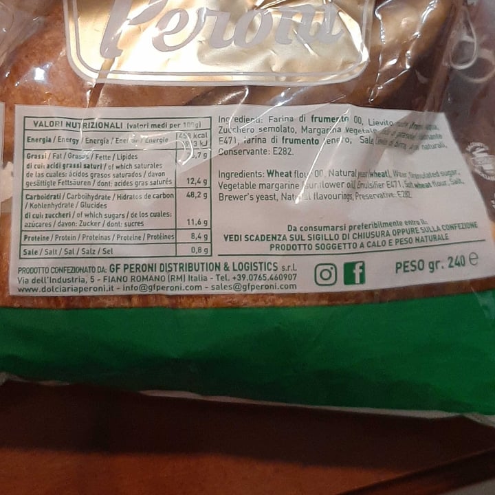 photo of Dolciaria Peroni Cornetti vegani shared by @fabianaperla on  18 Jun 2022 - review