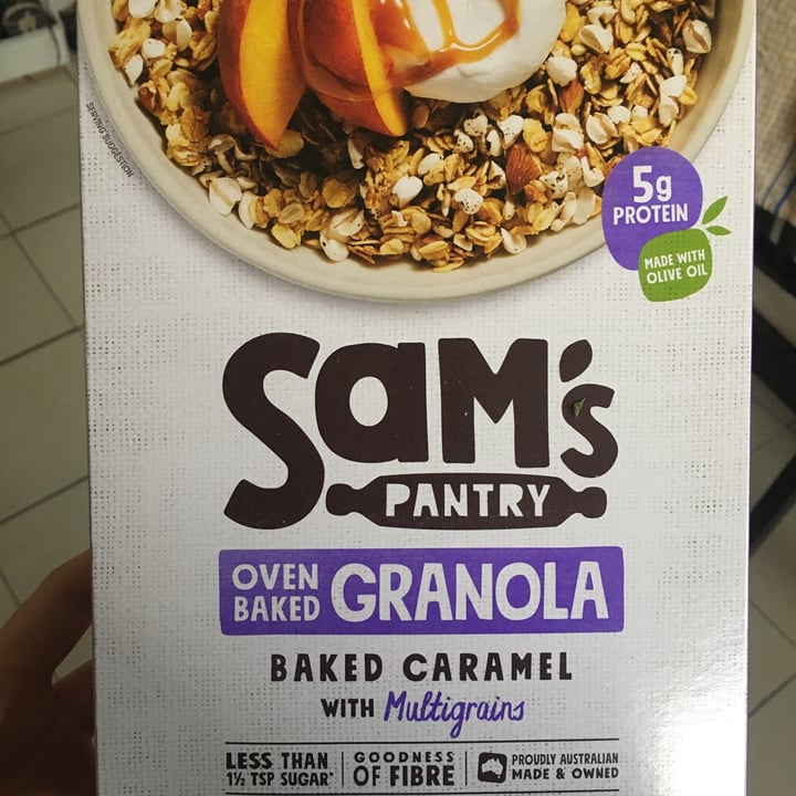 photo of Sam’s Granola shared by @hannahtheyogi on  14 May 2020 - review