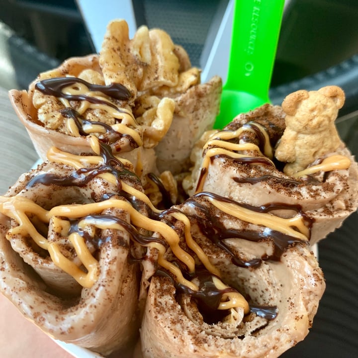photo of NatuRoll Creamery Vegan Rolled Ice Cream shared by @veganmar on  06 Jan 2021 - review