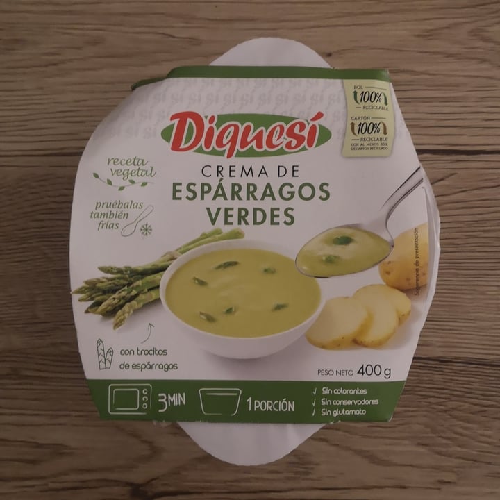 photo of Diquesí Crema de espárragos verdes shared by @coconejito on  12 Jun 2022 - review