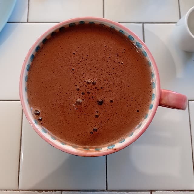 Photo of the dish “Chocolate Patagonico Con Leche De Almendras”