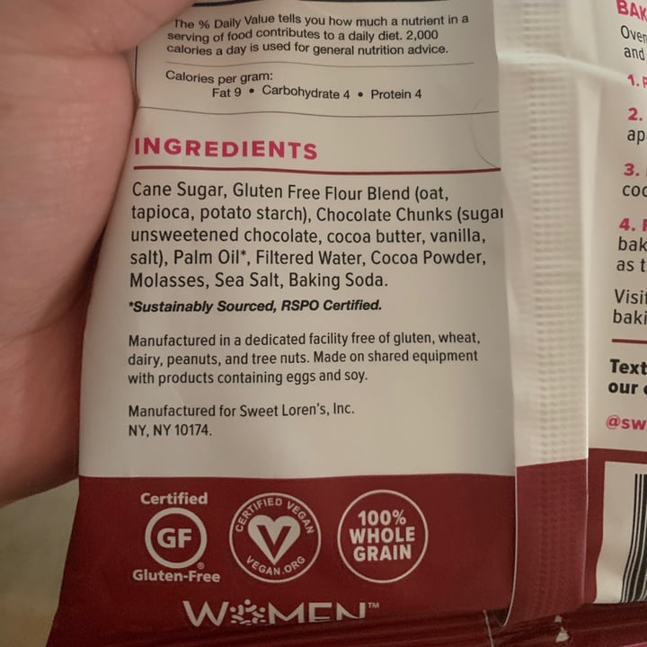 review photo of Sweet Loren's Fudgy Brownie Cookie Dough shared by @jupiter on 17 May 2021 - review