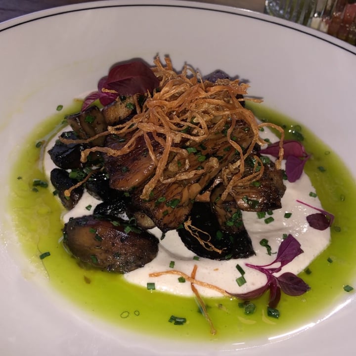 Maeve Wine Bar South Brisbane, Australia Roasted Mushroom Dish (Vegan