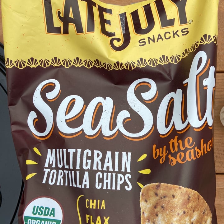 photo of Late July Snacks Multigrain Tortilla Chips: Sea Salt shared by @jen12345 on  15 May 2021 - review
