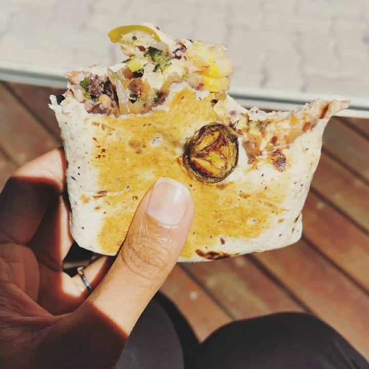 photo of The Fussy Vegan Lunchtime burrito shared by @jyotique on  02 Nov 2020 - review