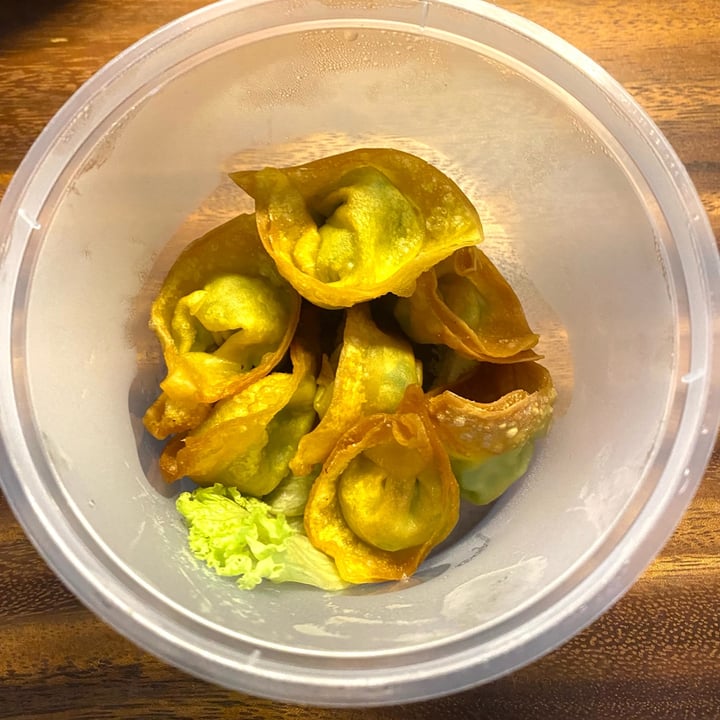 Greenland Vegetarian Restaurant Hougang, Singapore Fried Wanton Review