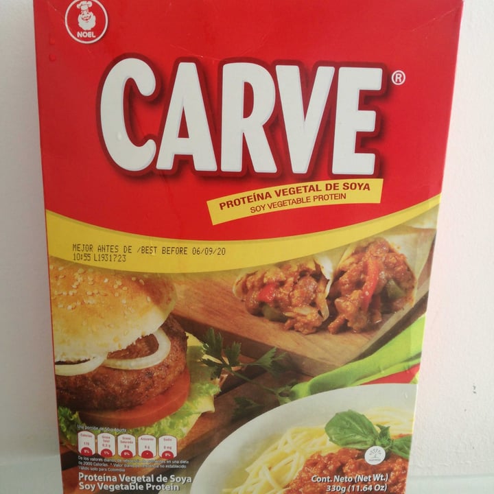 photo of Carve Proteína Vegetal De Soja shared by @geraherrera on  02 Jul 2020 - review