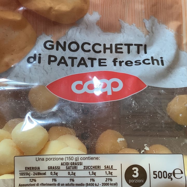 photo of Coop Gnocchetti Di Patate Freschi shared by @susoo on  22 Apr 2022 - review
