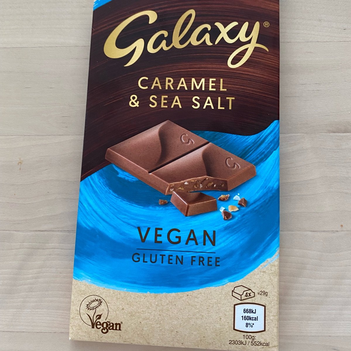 Galaxy - Chocolate Bar Caramel & Sea Salt, 135g – Vegan Essentials Online  Store